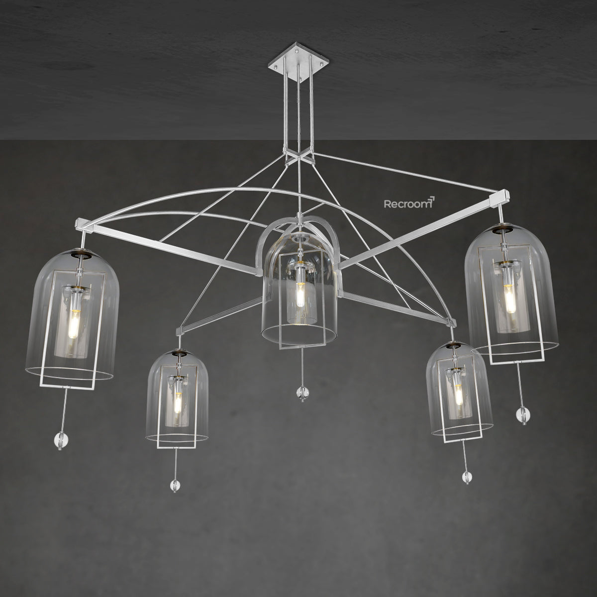 Fulcram Grand Round Chandelier 61“ 73” 85“