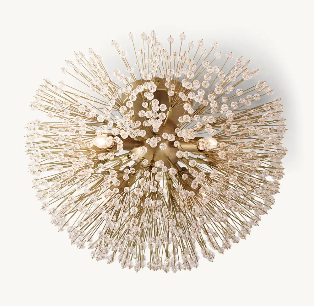 Arora Crystal Flushmount 18"D