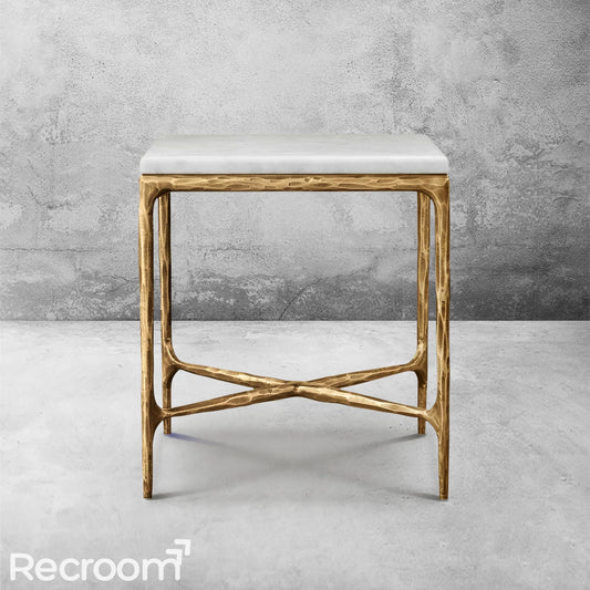 Thaddeo Square Side Table 18" 22"