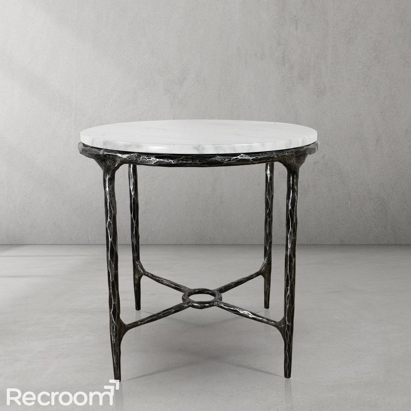 Thaddeo Round Marble Side Table 18" 22"