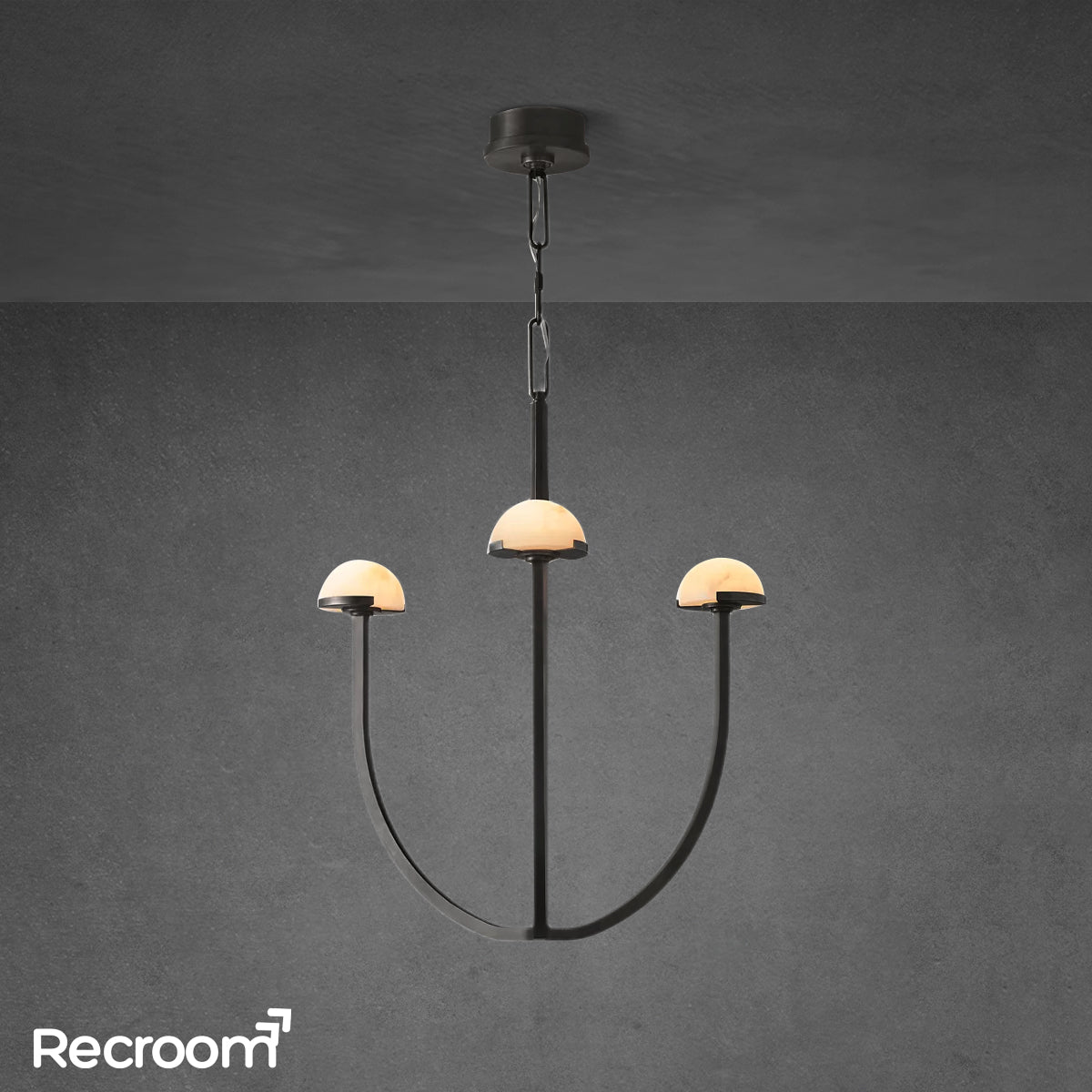 Pedra Round Chandelier 24"