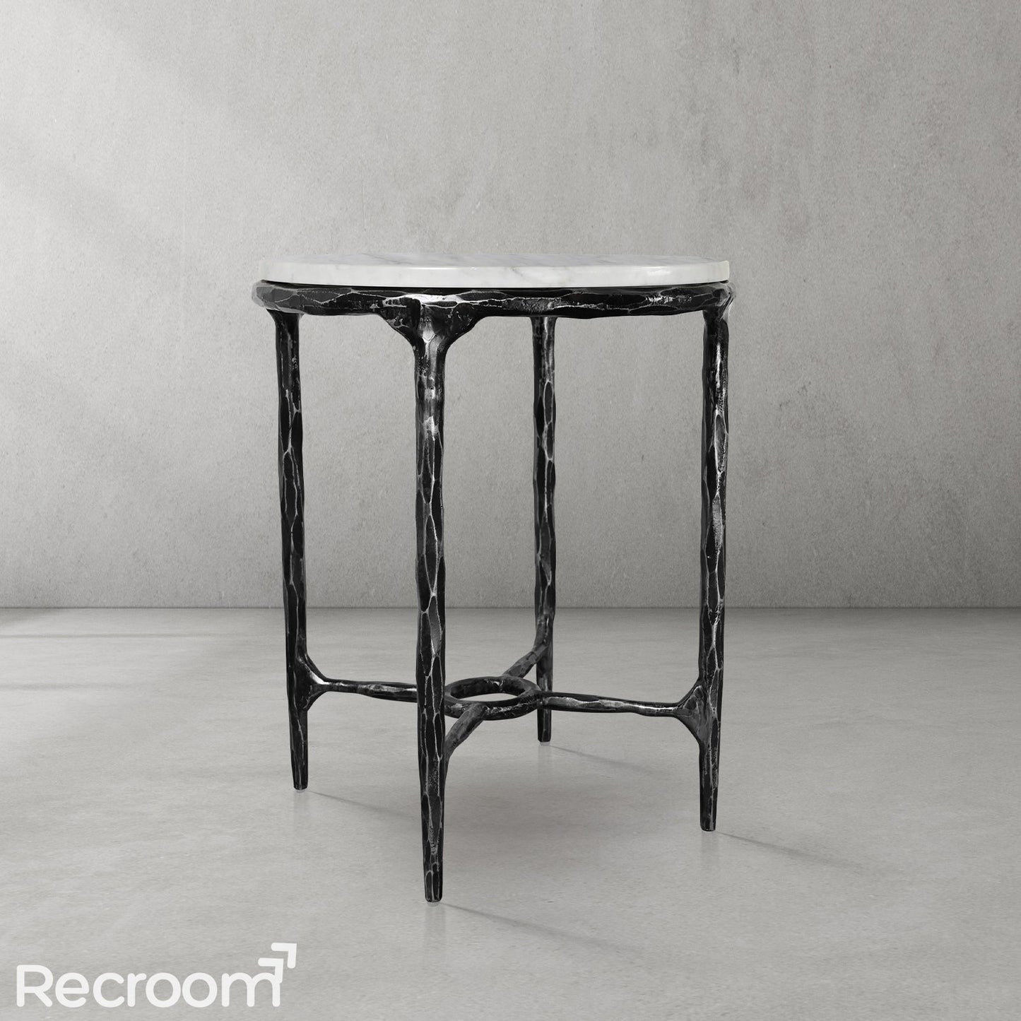 Thaddeo Round Marble Side Table 18" 22"