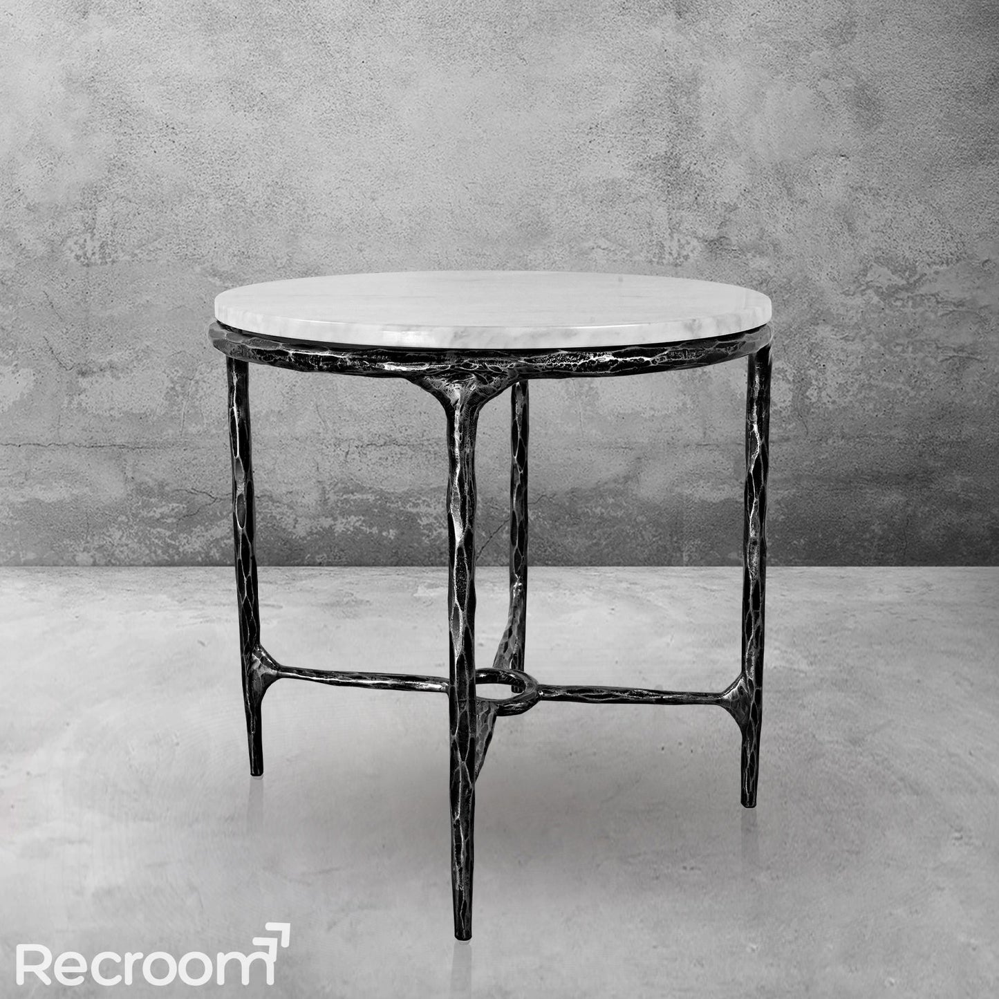 Thaddeo Round Marble Side Table 18" 22"