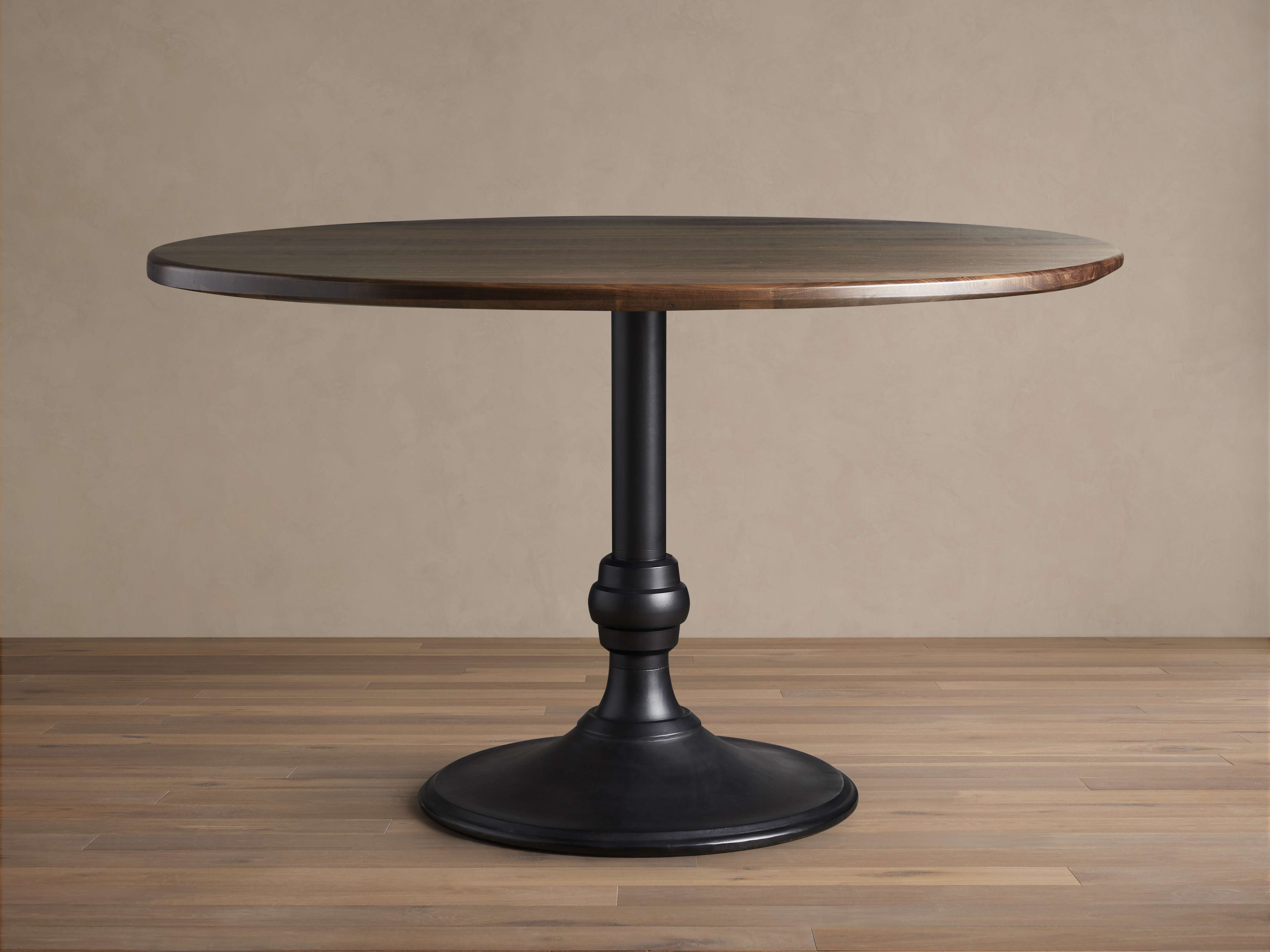 Jacob Round Dining Table with Wade Base