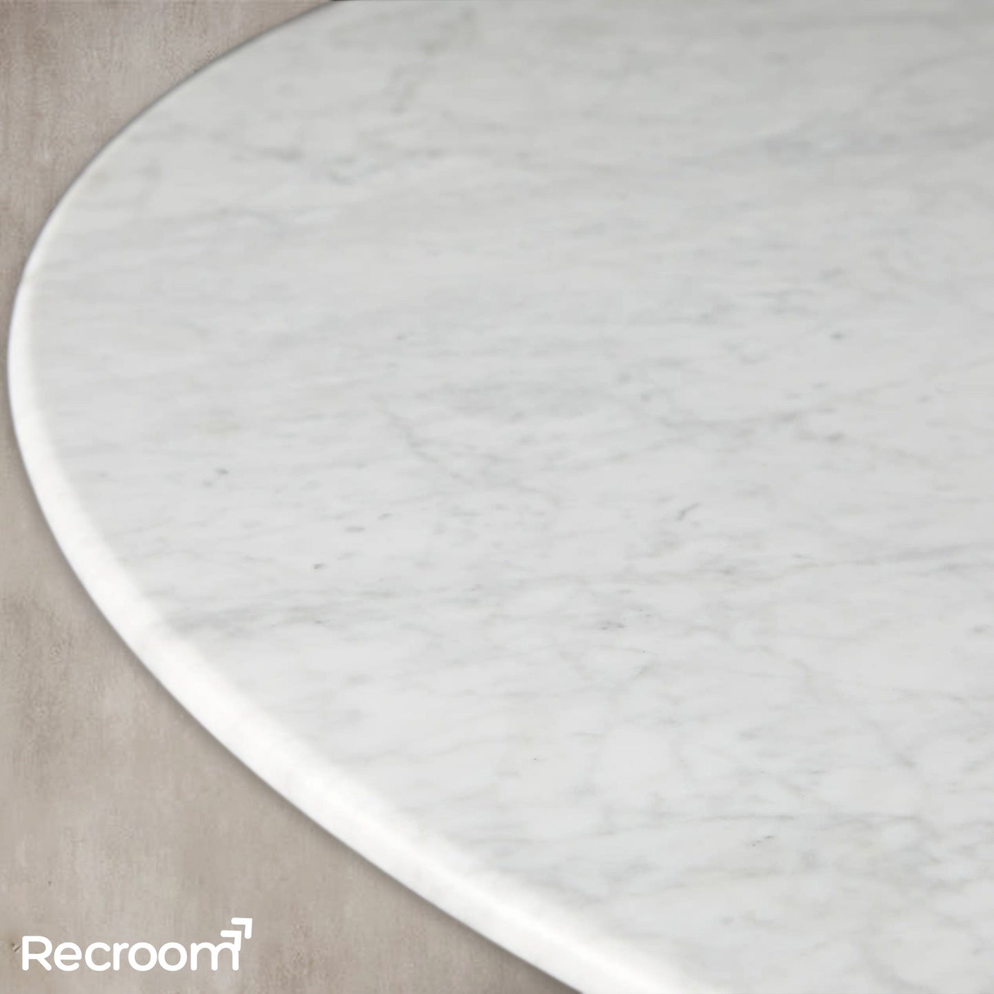 San Germani Round Stone Coffee Table with Dauphine Base