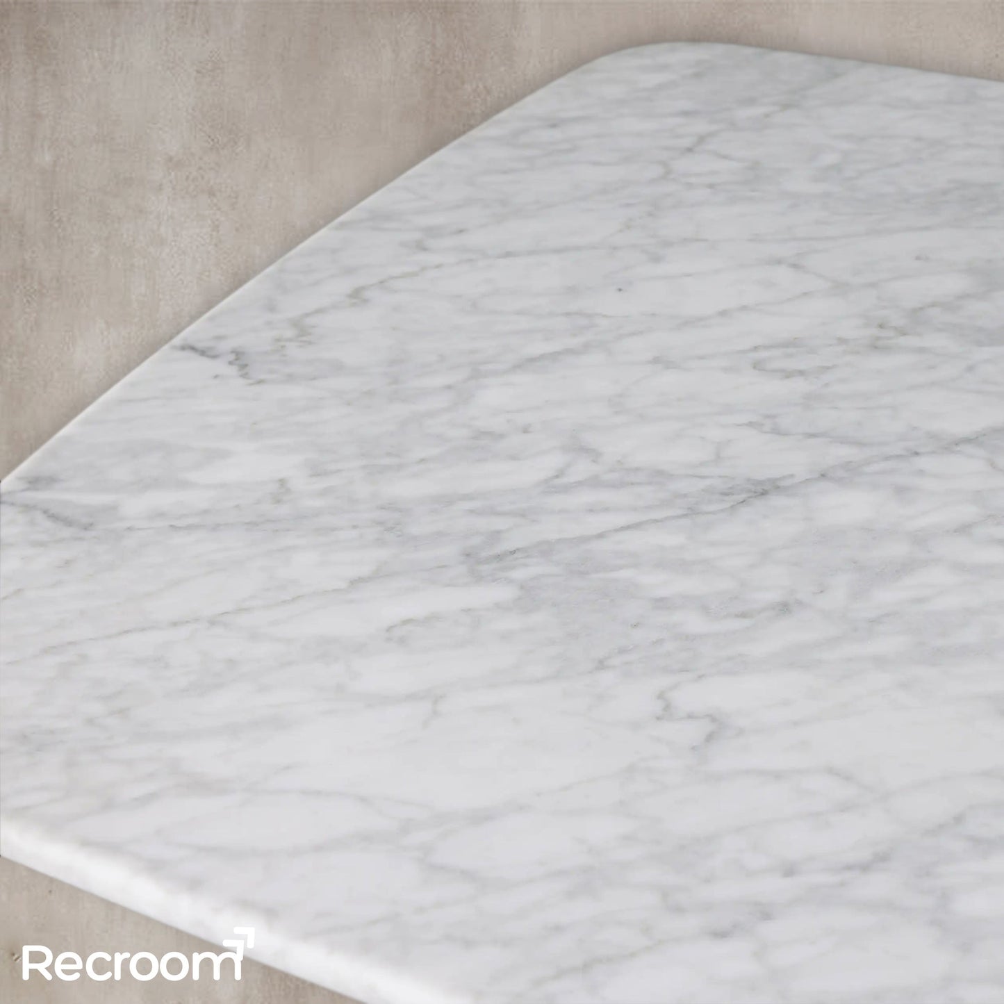 San Germani Stone Coffee Table with Dauphine Base