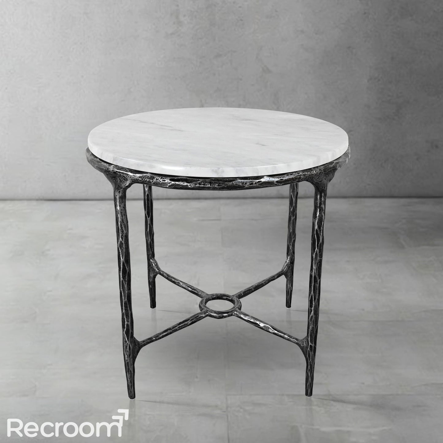Thaddeo Round Marble Side Table 18" 22"