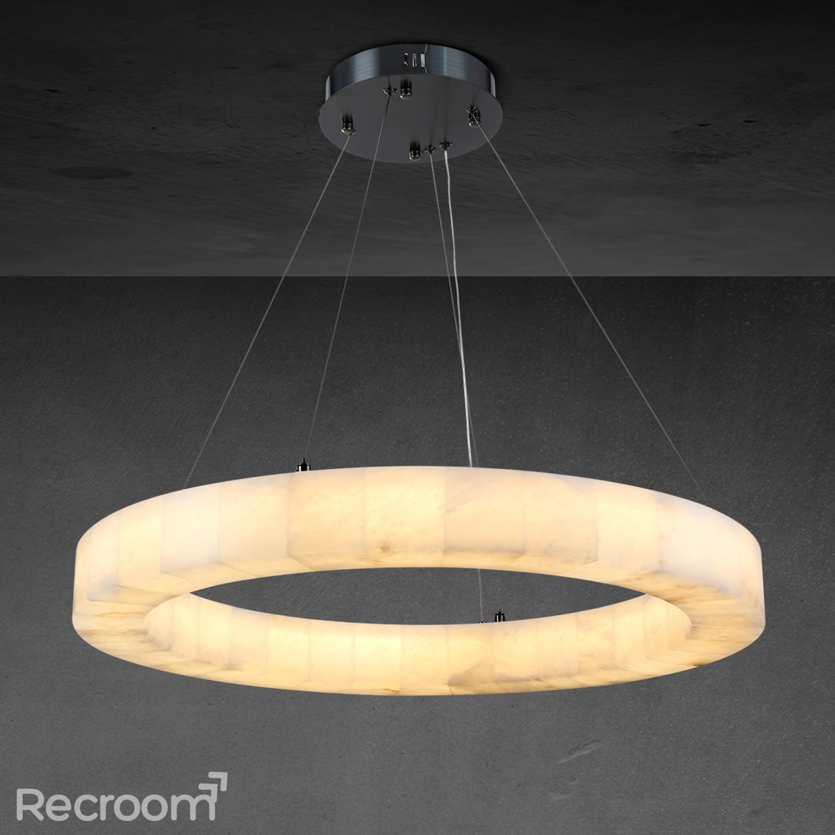 Rivager Lueur Round Chandelier 40"