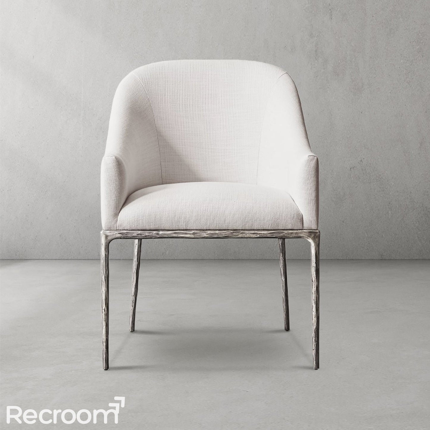 Thaddeo Slope Fabric Dining Armchair