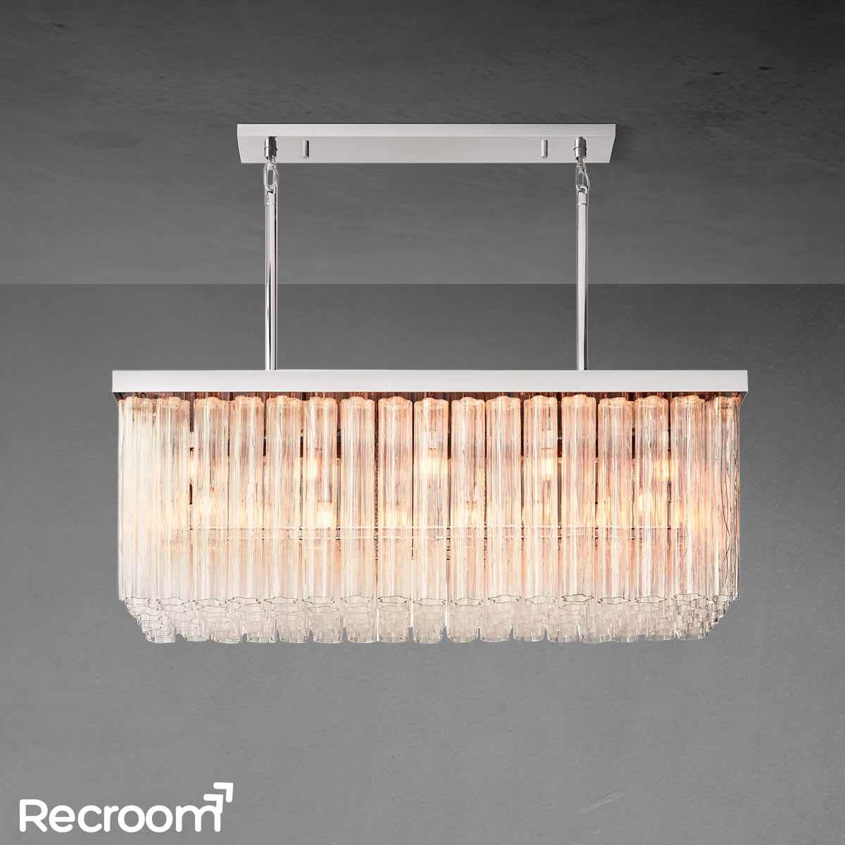 Cielloie Rectangular Chandelier 54”