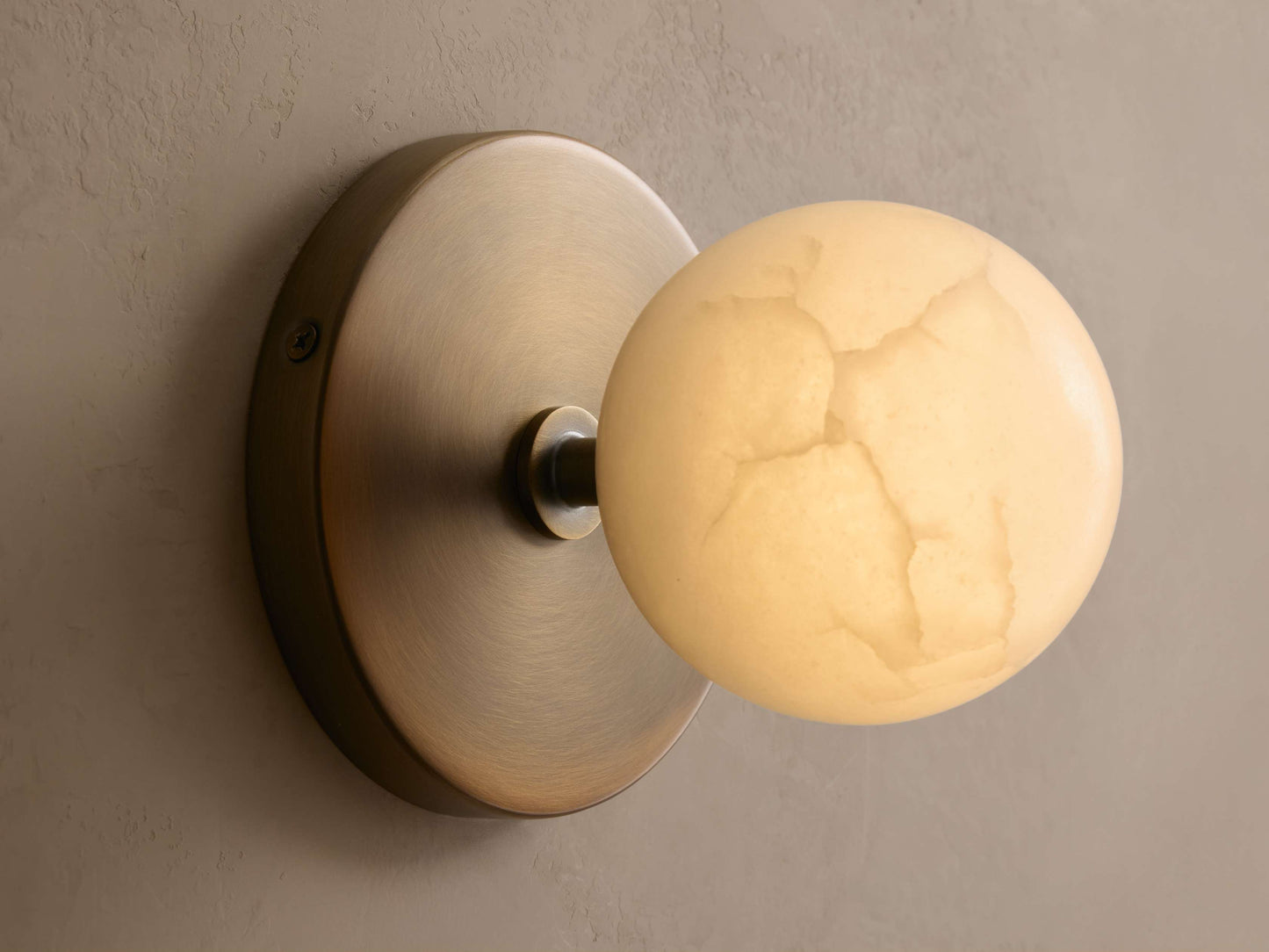 Girouette Alabaster Wall Sconce