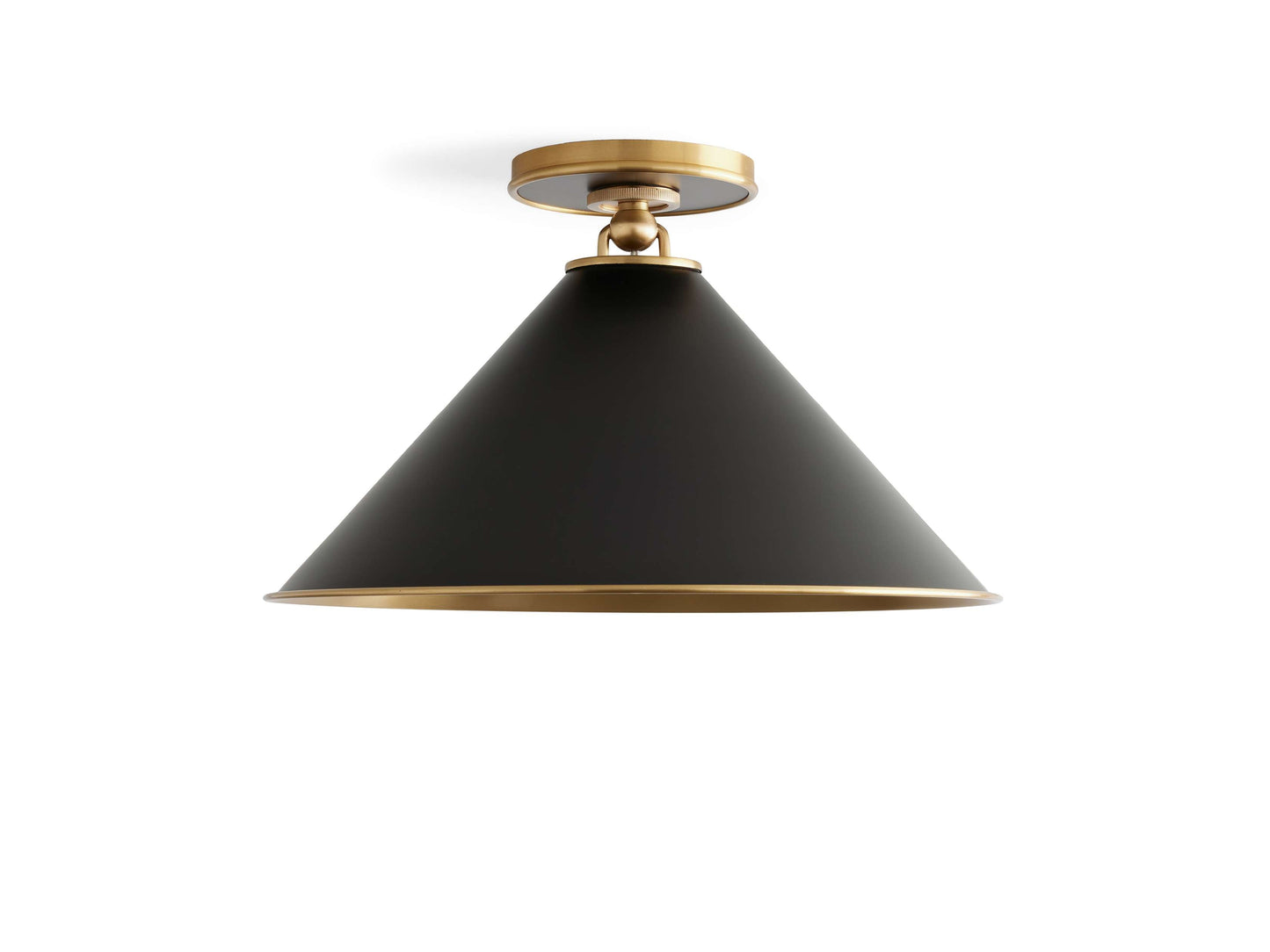 Arno Small Flushmount in Black
