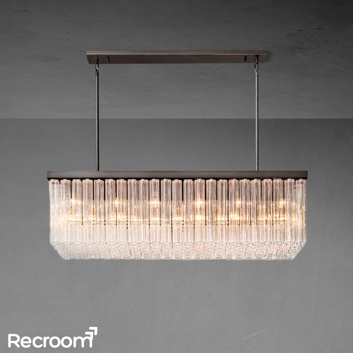 Cielloie Rectangular Chandelier 73”