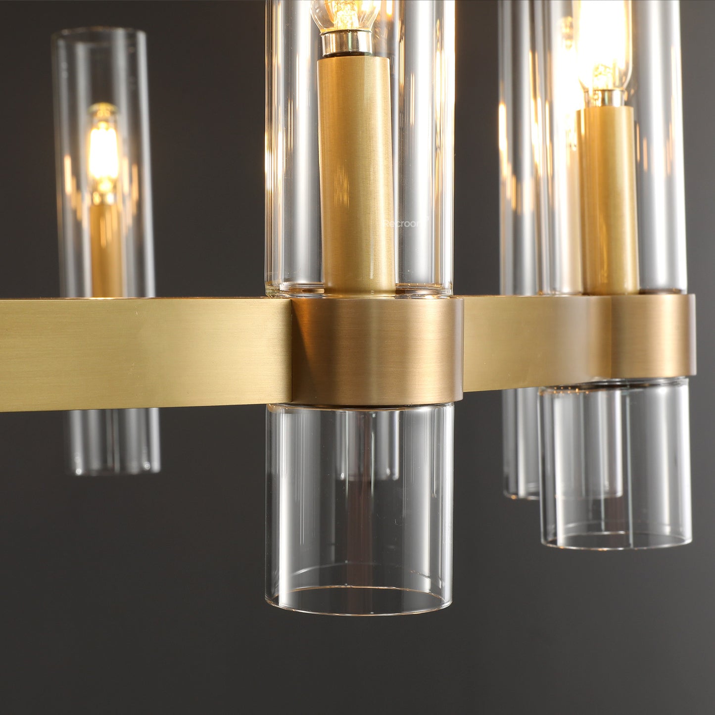 Manory Glass Round Chandelier 60"