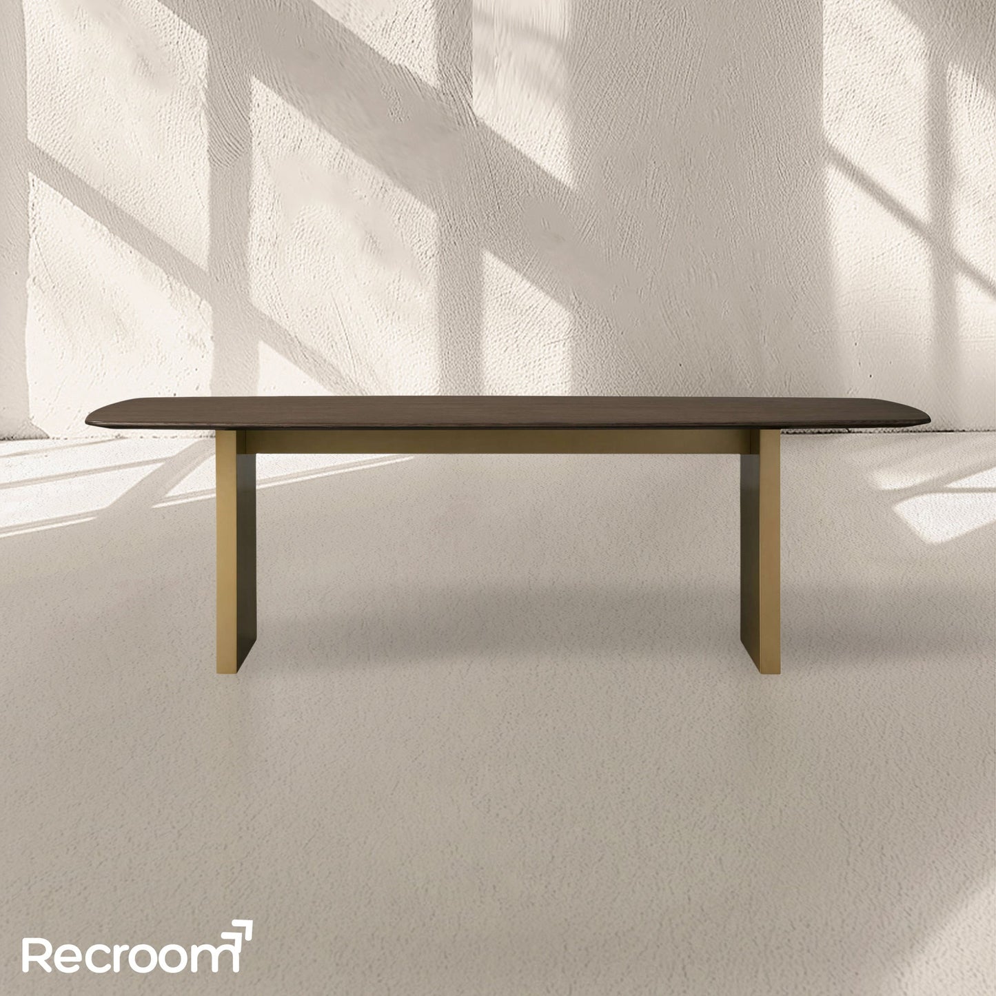 San Germani Wood Dining Table with Clement Base