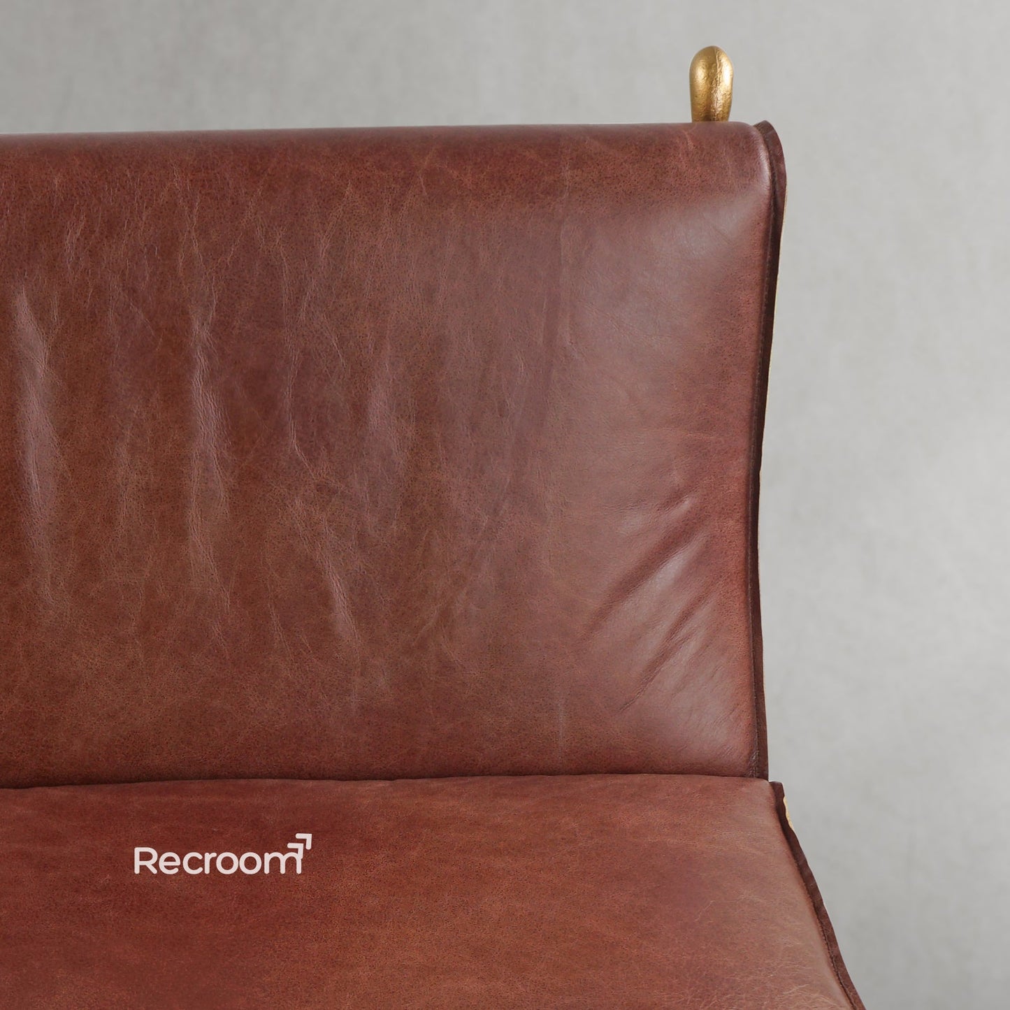 Thaddeo Vintage Leather Lounge Chair