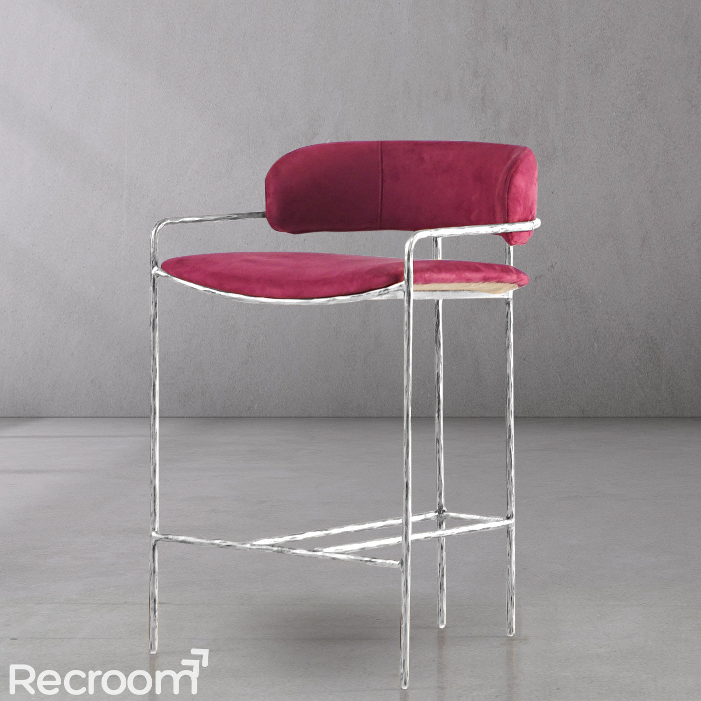 Thaddeo Vintage Armrest Bar Chair