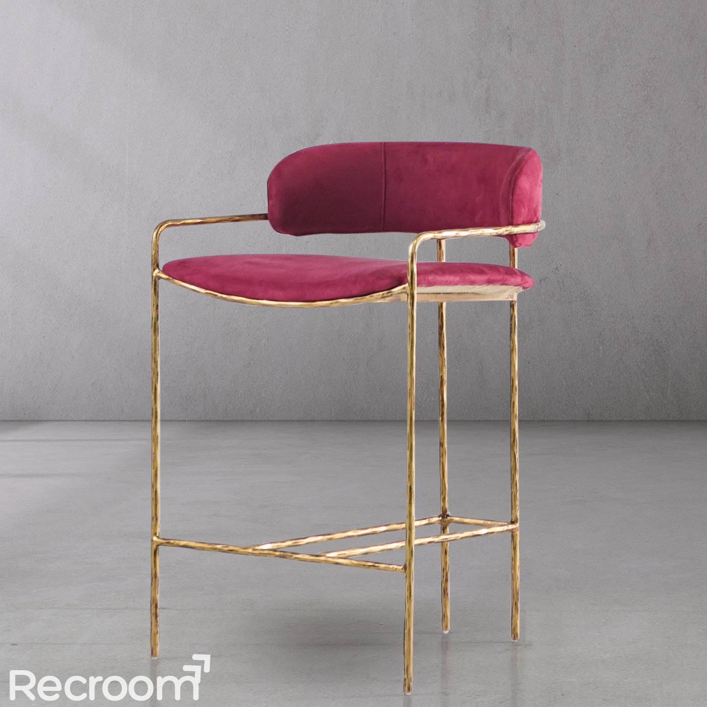 Thaddeo Vintage Armrest Bar Chair