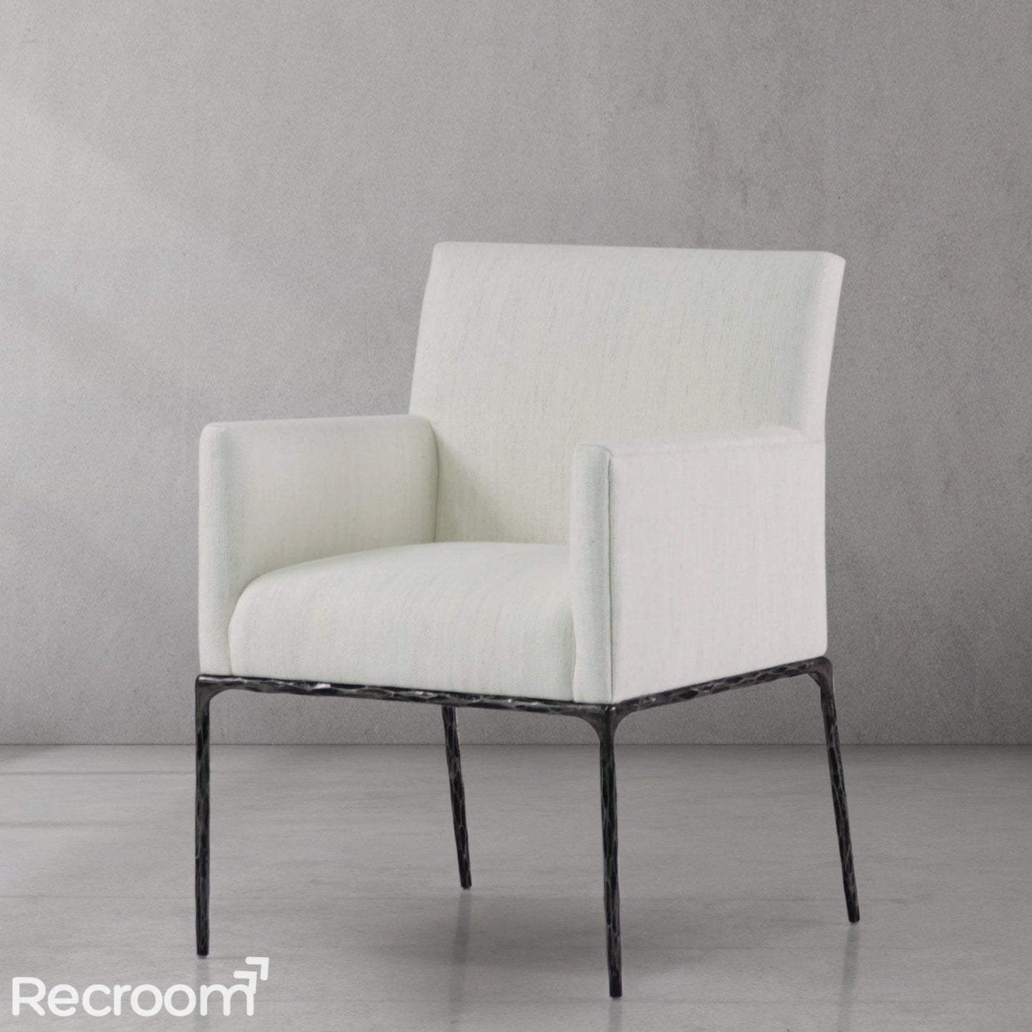 Thaddeo Track Fabric Lounge Armchair