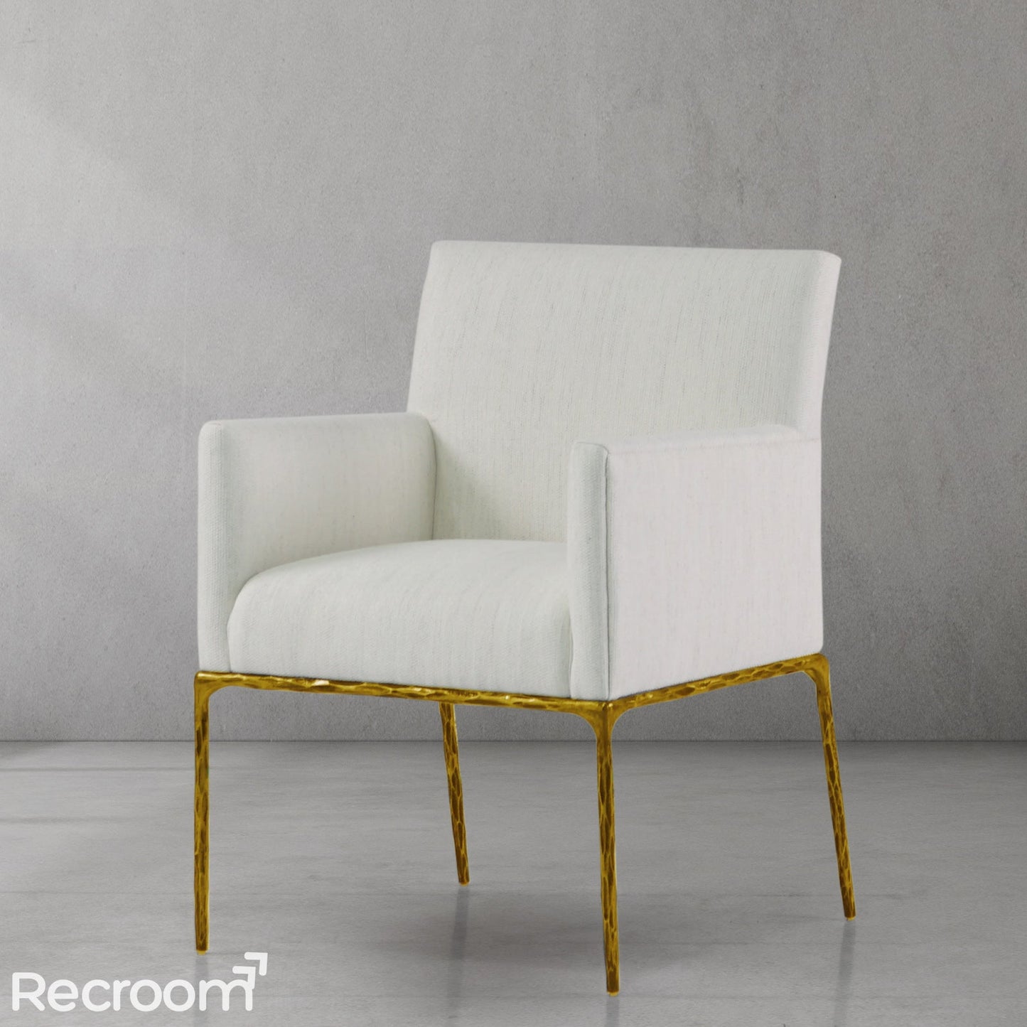 Thaddeo Track Fabric Lounge Armchair