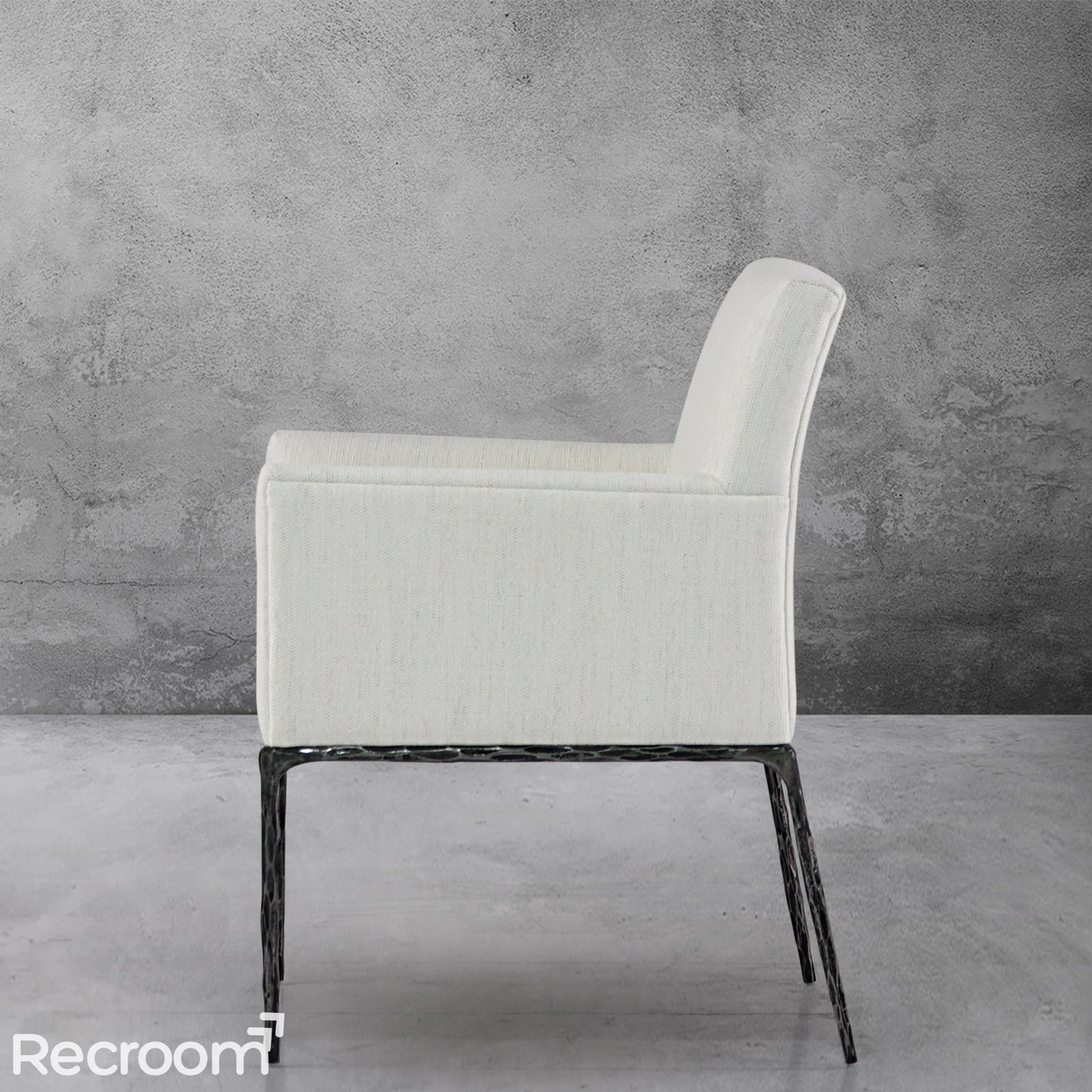 Thaddeo Track Fabric Lounge Armchair