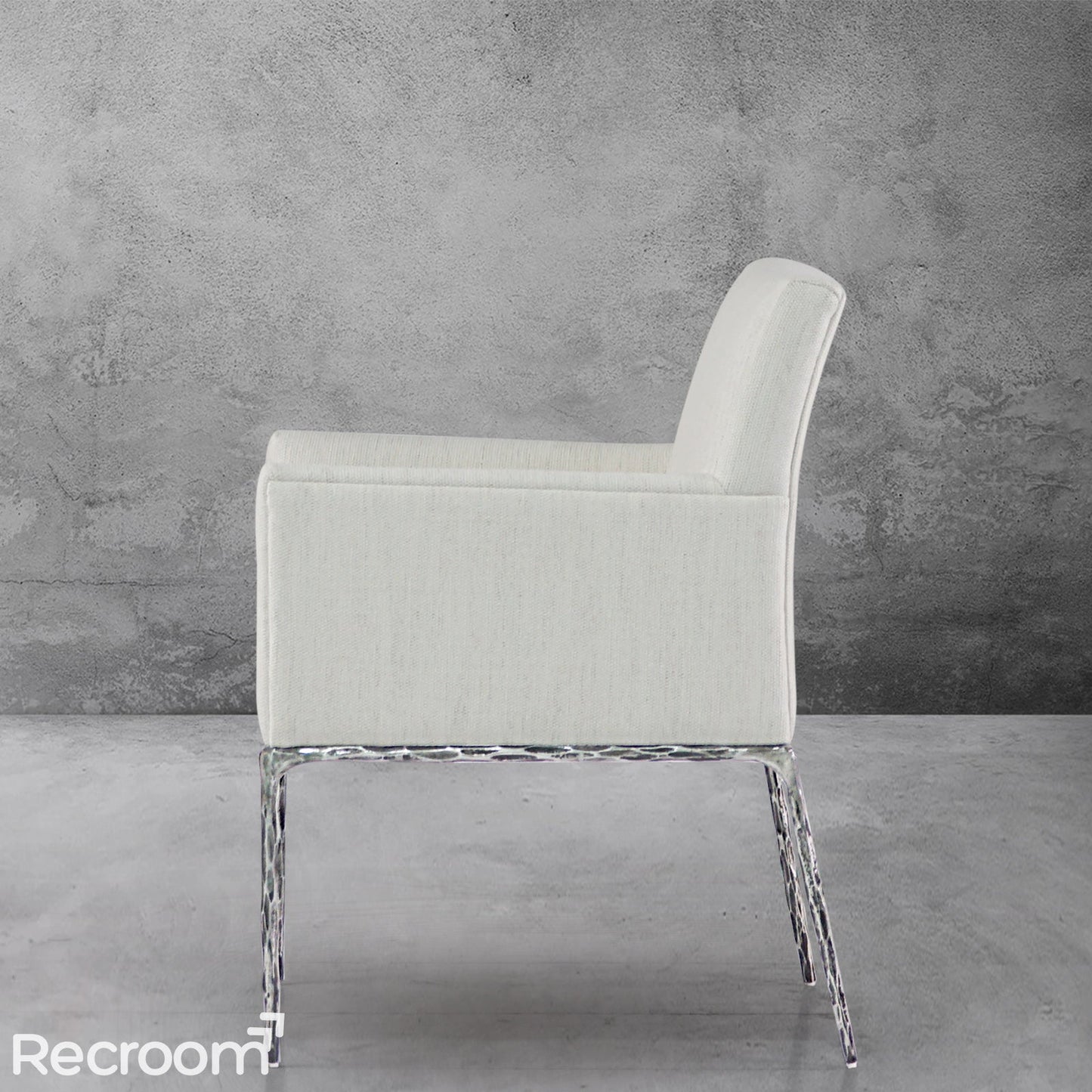 Thaddeo Track Fabric Lounge Armchair