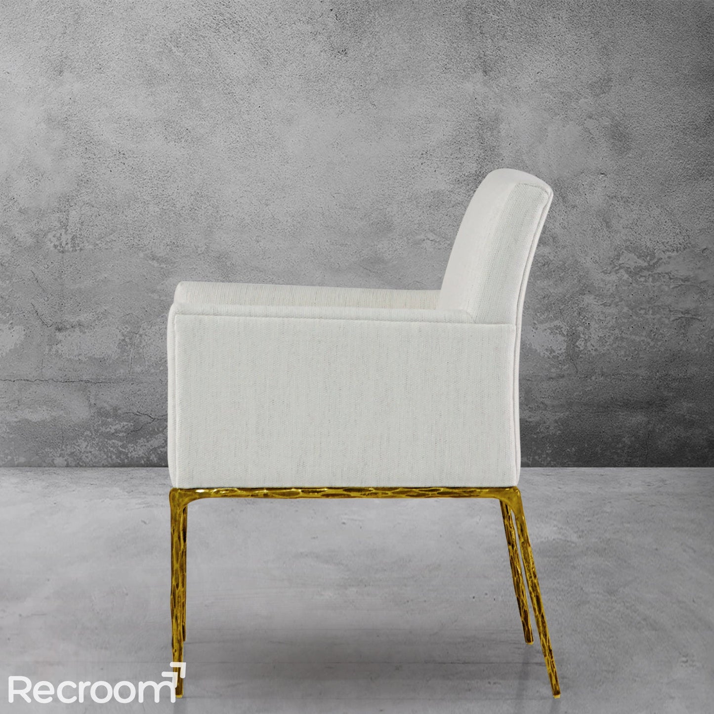 Thaddeo Track Fabric Lounge Armchair