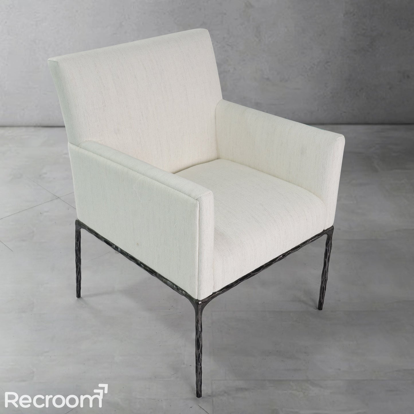 Thaddeo Track Fabric Lounge Armchair