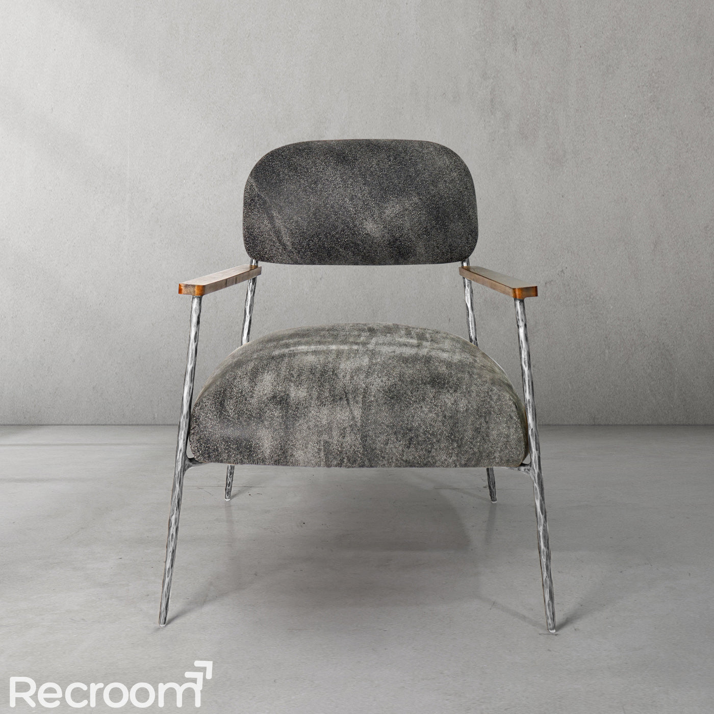 Thaddeo White Pure Wood Handrail Chair