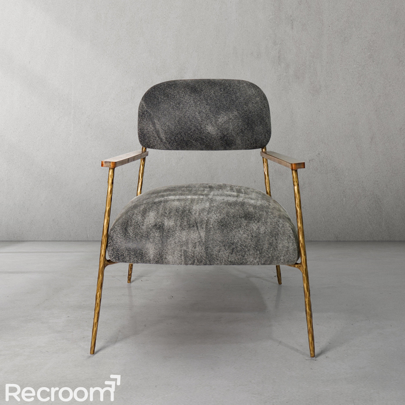 Thaddeo White Pure Wood Handrail Chair