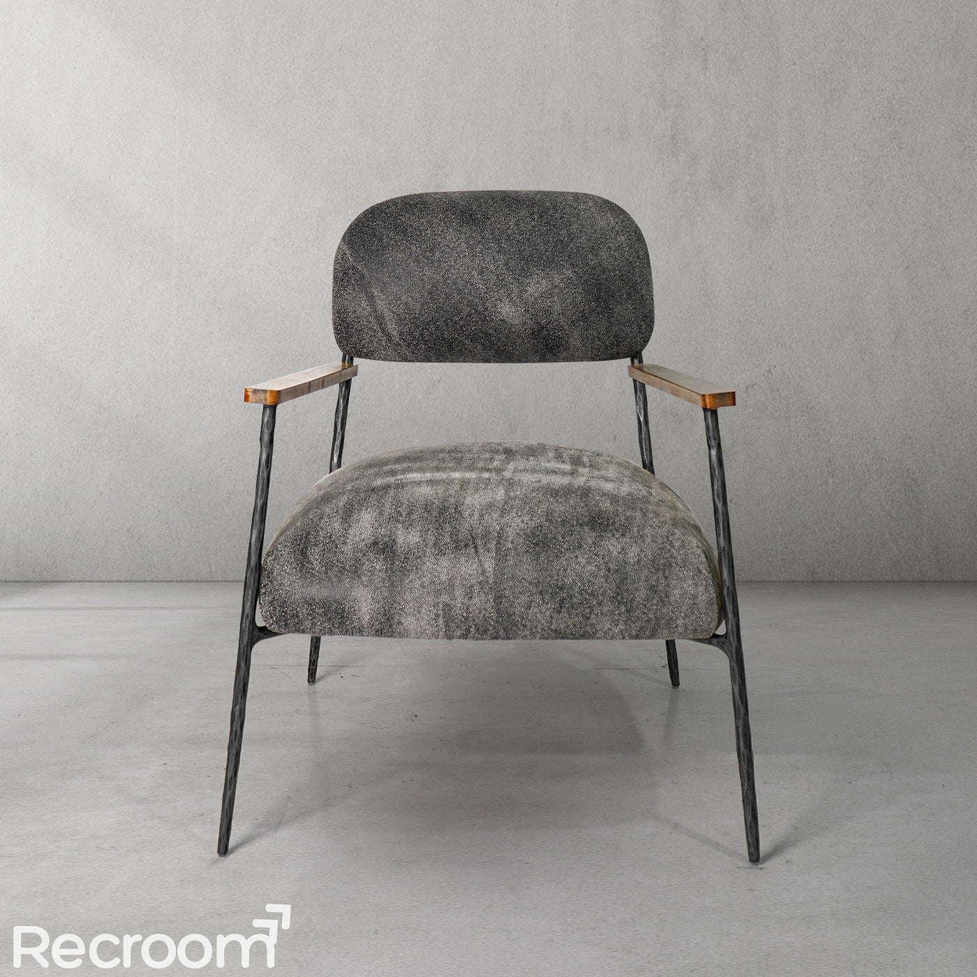 Thaddeo White Pure Wood Handrail Chair