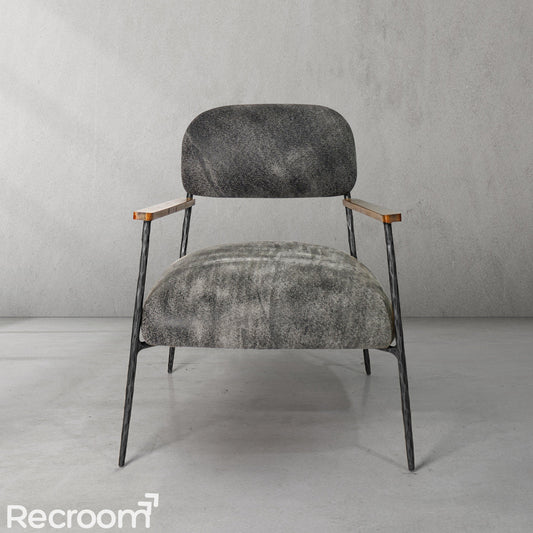 Thaddeo White Pure Wood Handrail Chair