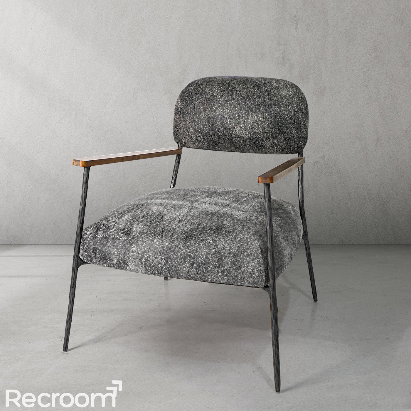 Thaddeo White Pure Wood Handrail Chair