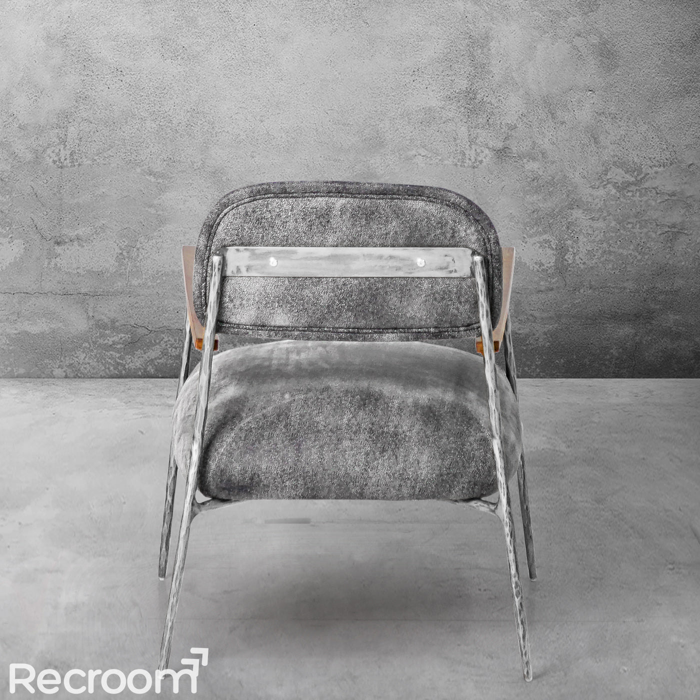 Thaddeo White Pure Wood Handrail Chair