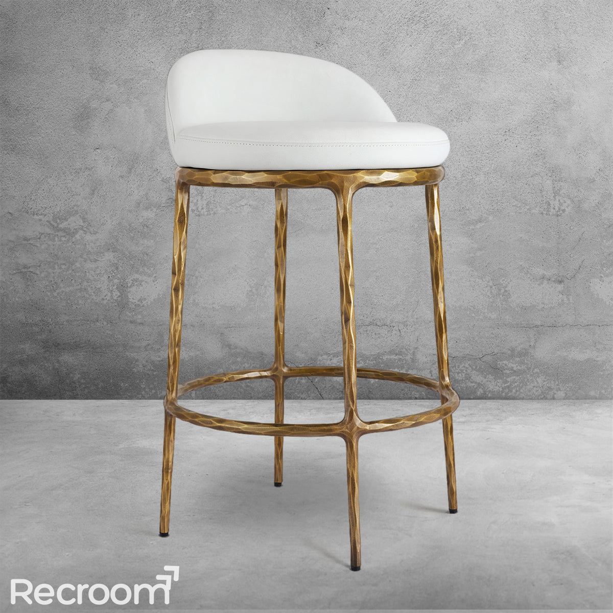 Thaddeo Fabric Swivel Bar & Counter Stool