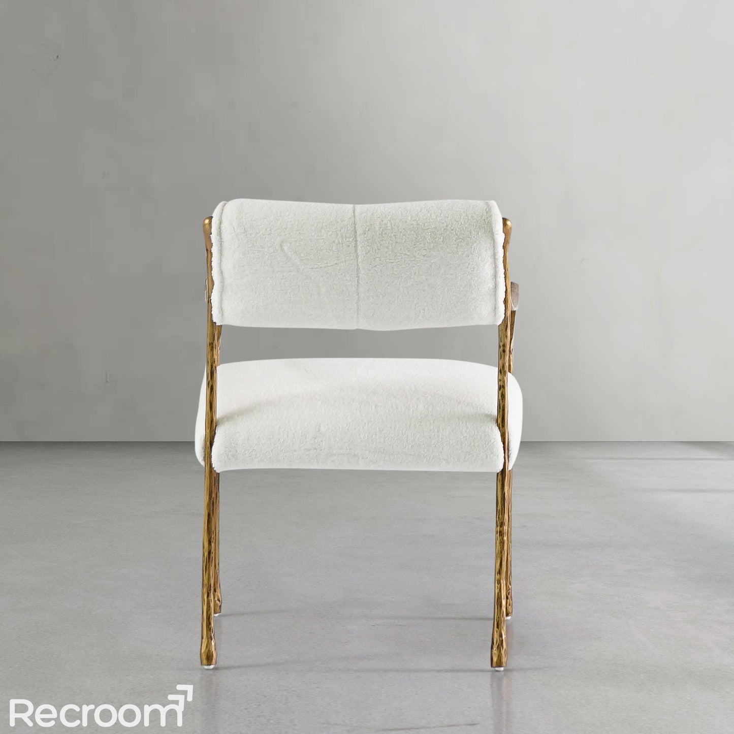 Thaddeo Retro Copper Iron Frame Dining Chair