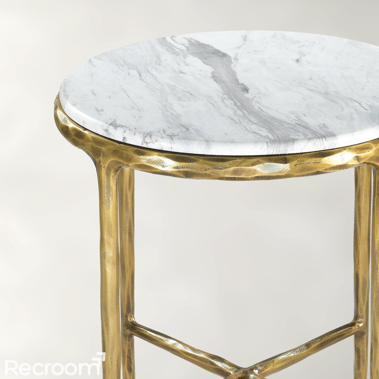 Thaddeo Marble Round Side Table