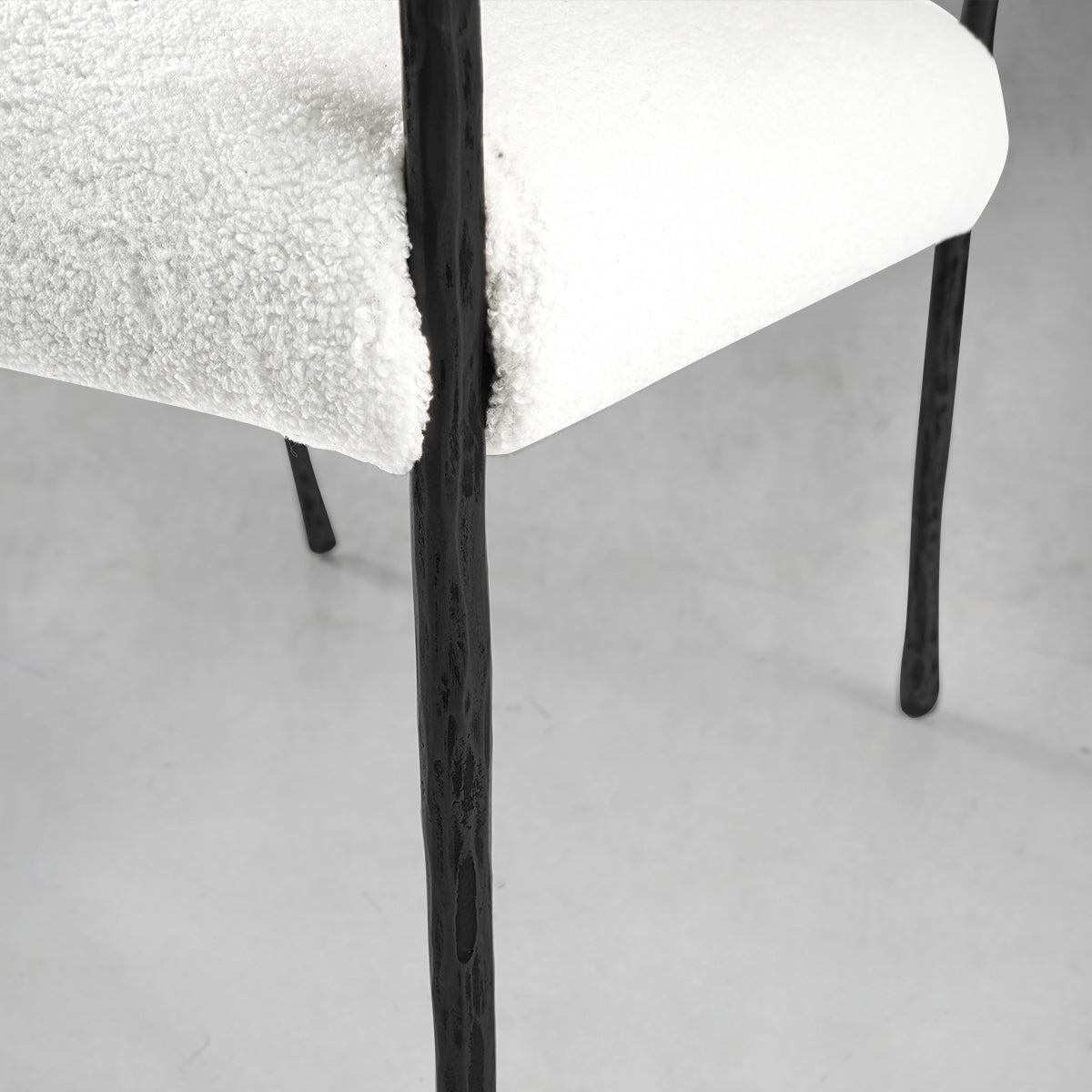 Thaddeo Retro Copper Iron Frame Dining Chair