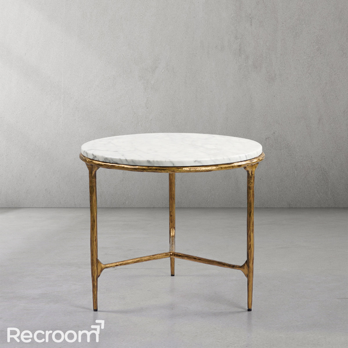 Thaddeo Marble Round Side Table 3 Leg