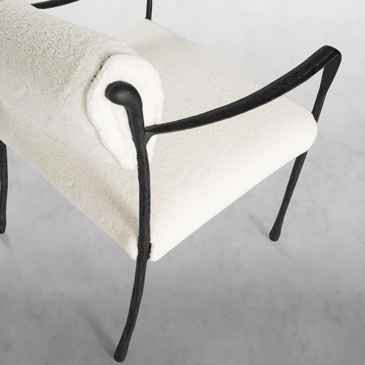 Thaddeo Retro Copper Iron Frame Dining Chair