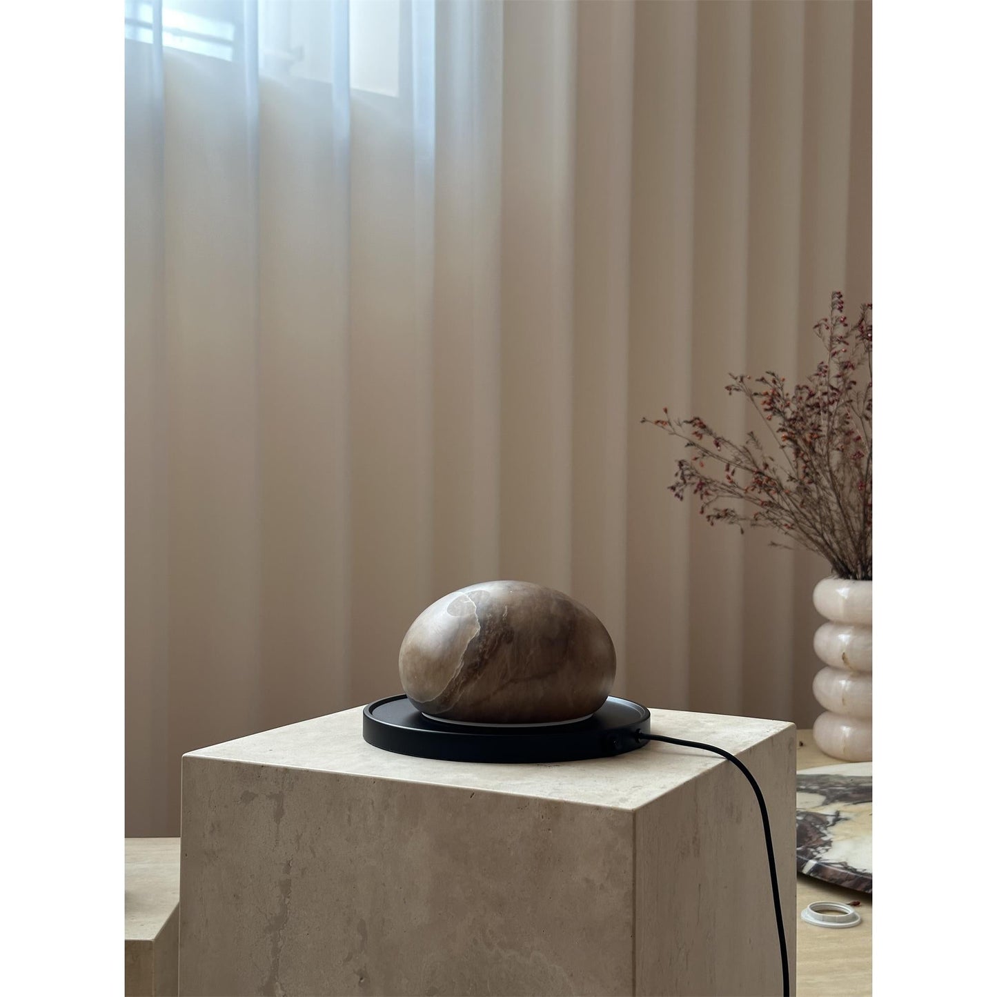 Bolita Alabaster Table Lamp