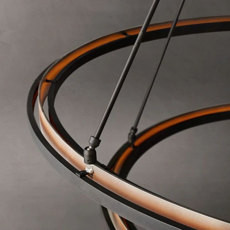 Adin 2-Tier Round Living Room Chandelier 60"