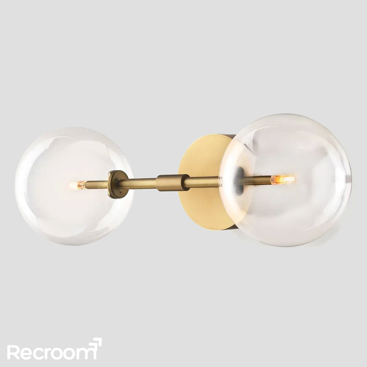 Glass Global Wall Sconce 19" 20"