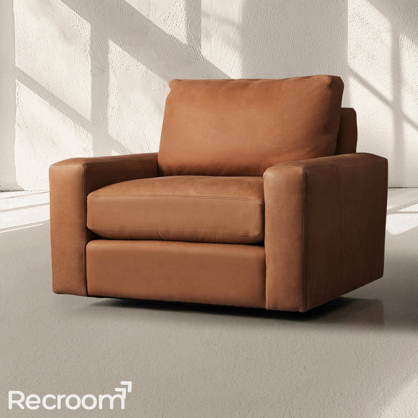 Rellington Leather Swivel Chair