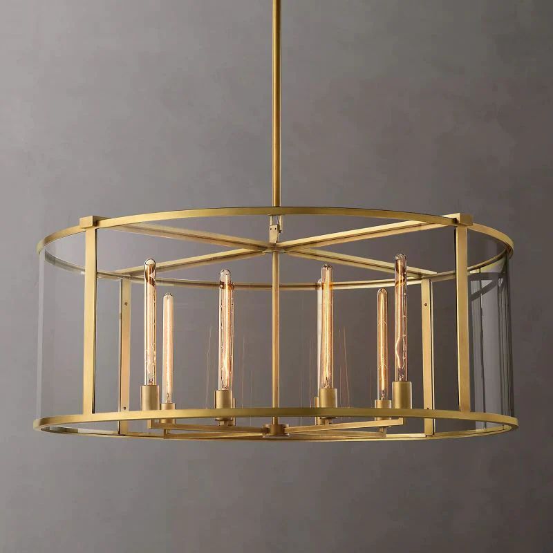 Backman Vintage Round Chandelier 44"