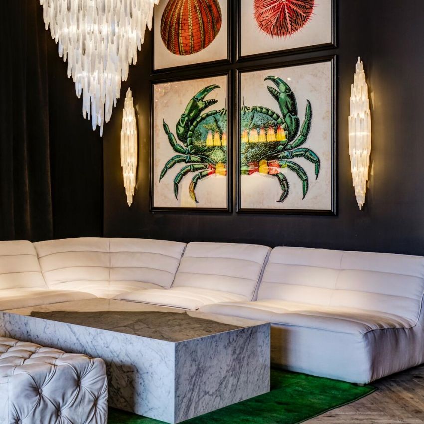 Shahida Selenite Wall Sconce