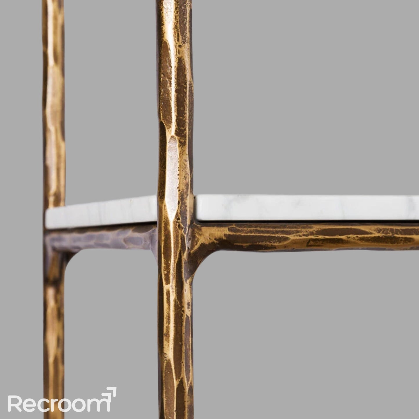 Thaddeo White Marble Shelving