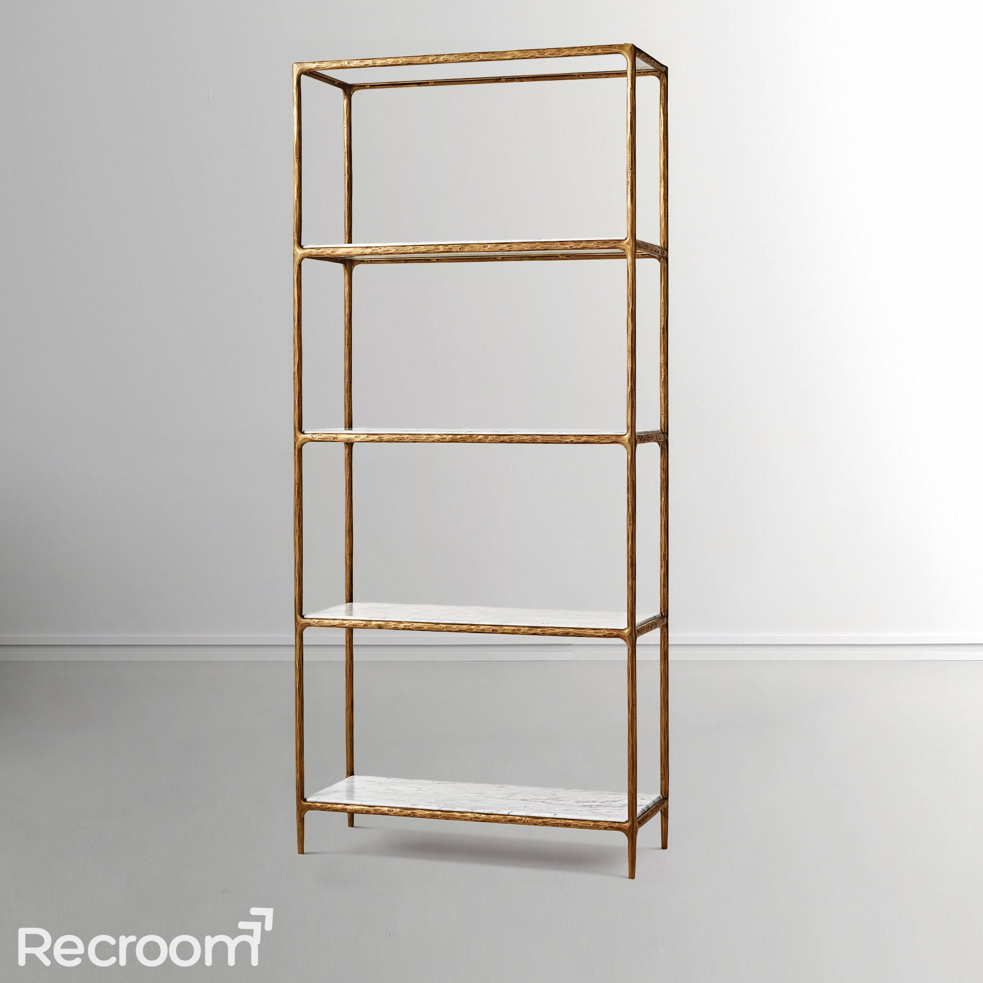 Thaddeo White Marble Shelving