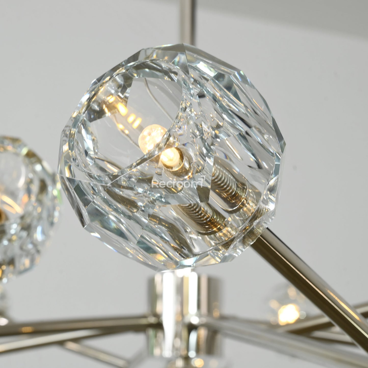 Boulew Crystal Glass Round Chandelier 72"