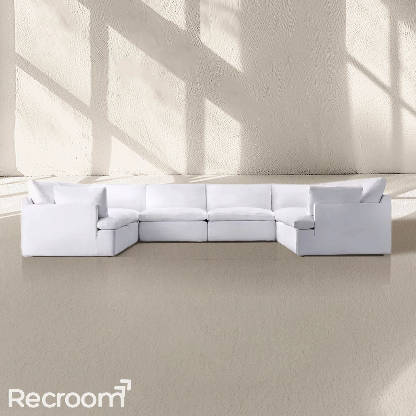 Kloud Modular Track Arm U-Sofa Sectional